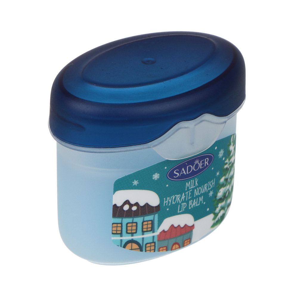 Набор 8 шт (кремы для рук 4 шт х 30гр, бальзамы для губ 4 шт х 7гр) тм SADOER Merry Xmas, подар.уп. - #11