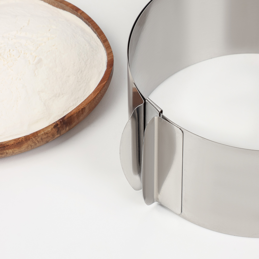 SATOSHI Форма для выпечки раздвижная 16-30х8см, нерж.сталь - #9