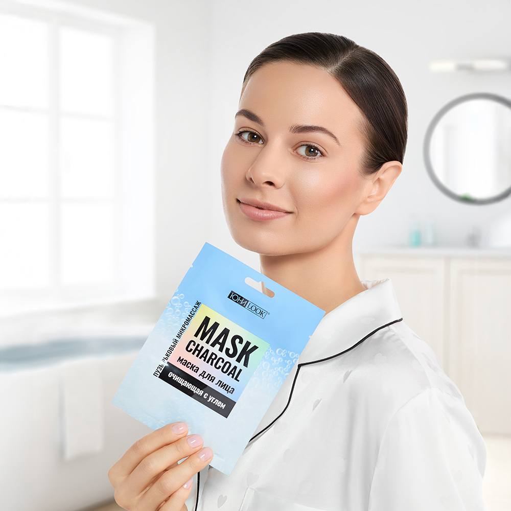 ЮНИLOOK Маска очищающая пузырьковая с углем, 25 мл - #11