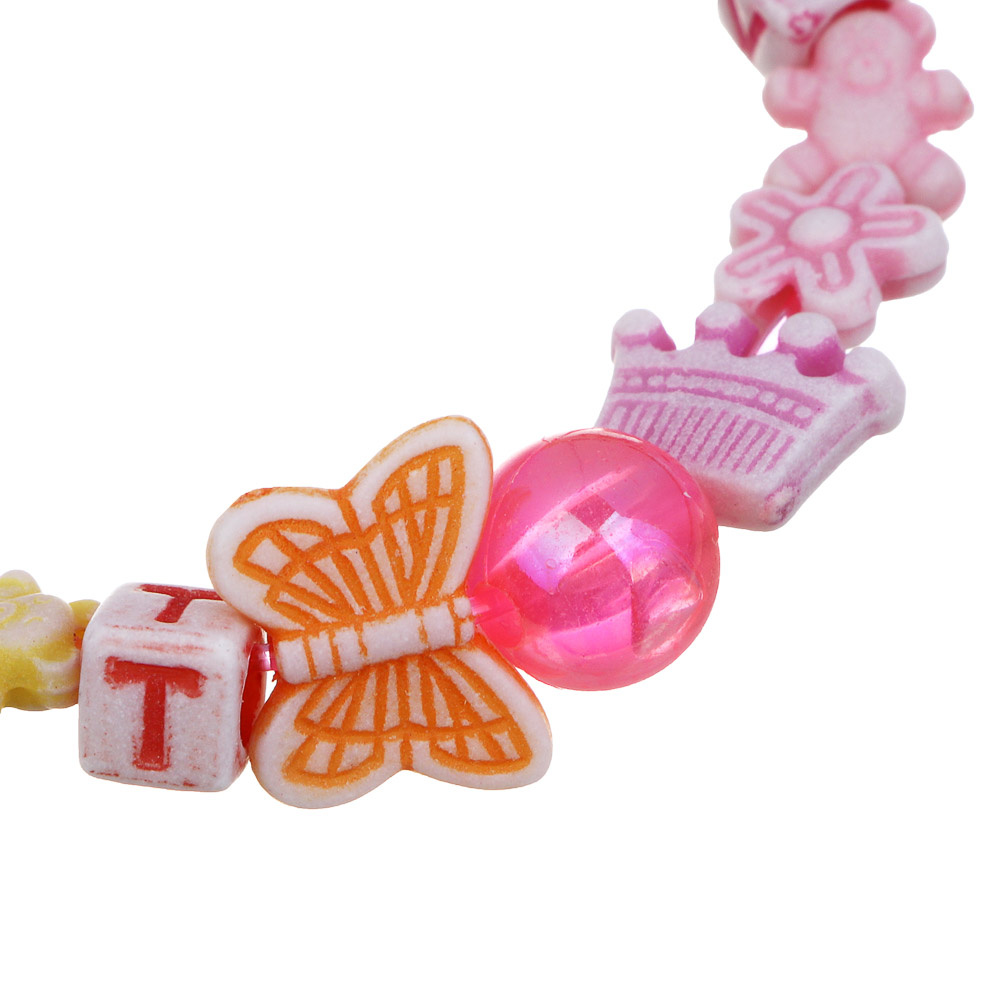 ХОББИХИТ Набор для творчества "Браслетики", 30-38 элементов, PS, 9х16х2см, 3 дизайна - #10