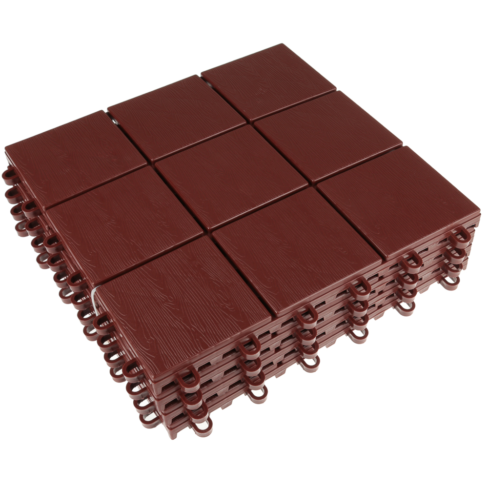 Набор плиток садовых, шоколад, 30x30 см, 4 шт - #6