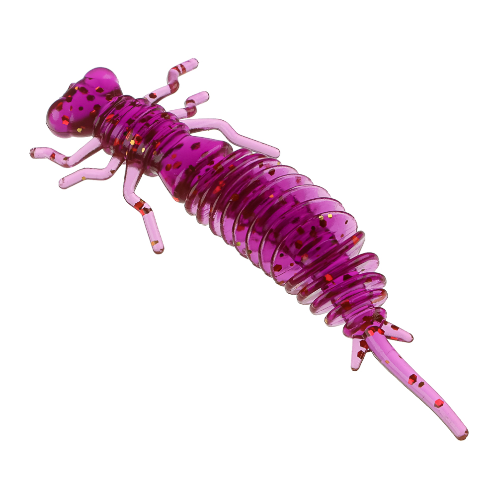 Приманка силиконовая "Личинка стрекозы" тм AZOR FISHING, 8см, 5шт, 5 цветов - #13