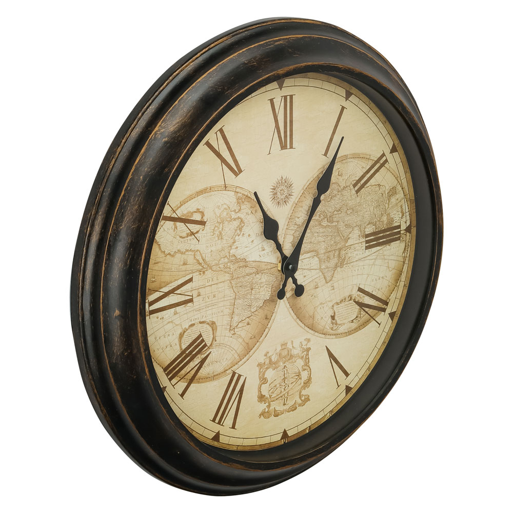 Часы настенные Ladecor chrono, коричневые - #2