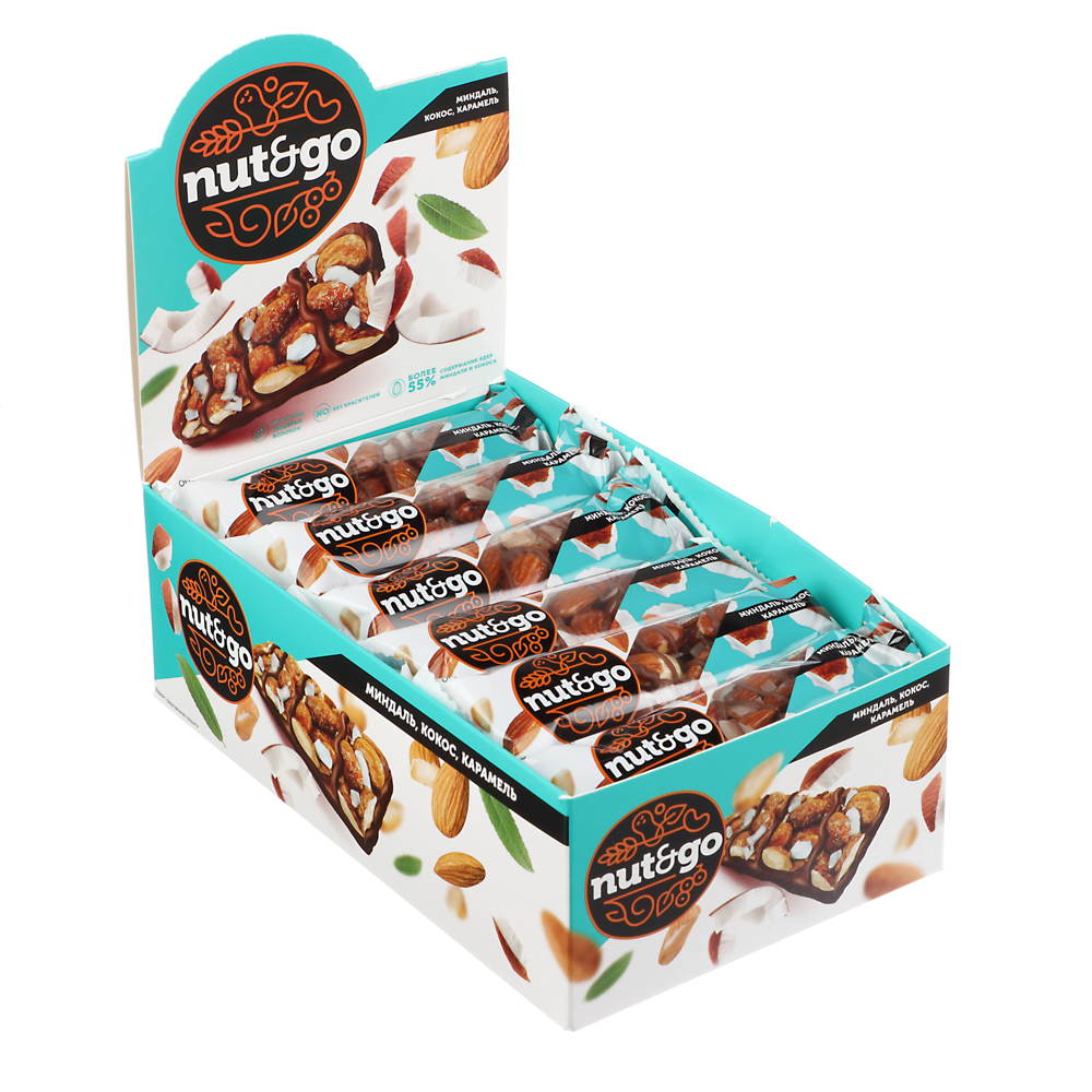 Батончик NUT and GO миндальный с кокосом, 34г - #3