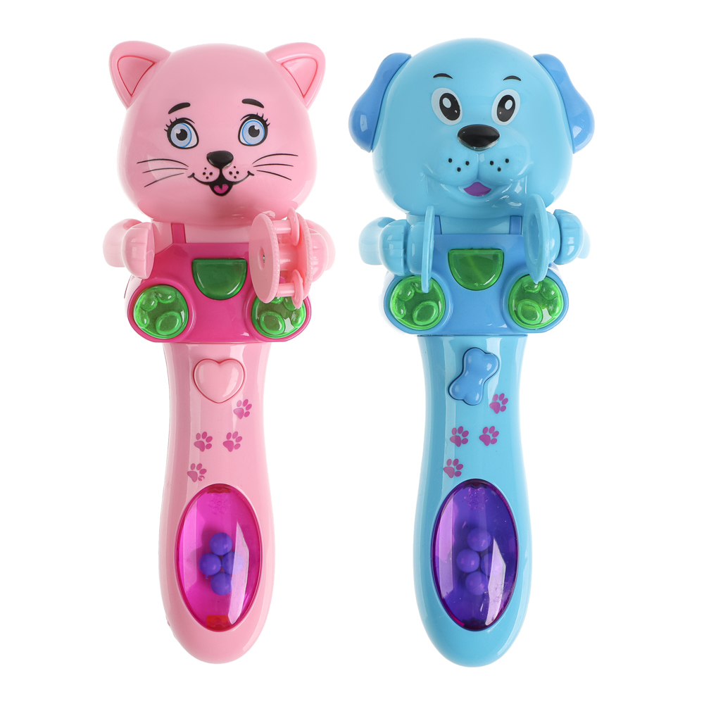 ИГРОЛЕНД Игрушка музыкальная в виде животного, пласт., 2ААА, 16х6х5,5см, 2 дизайна - #1