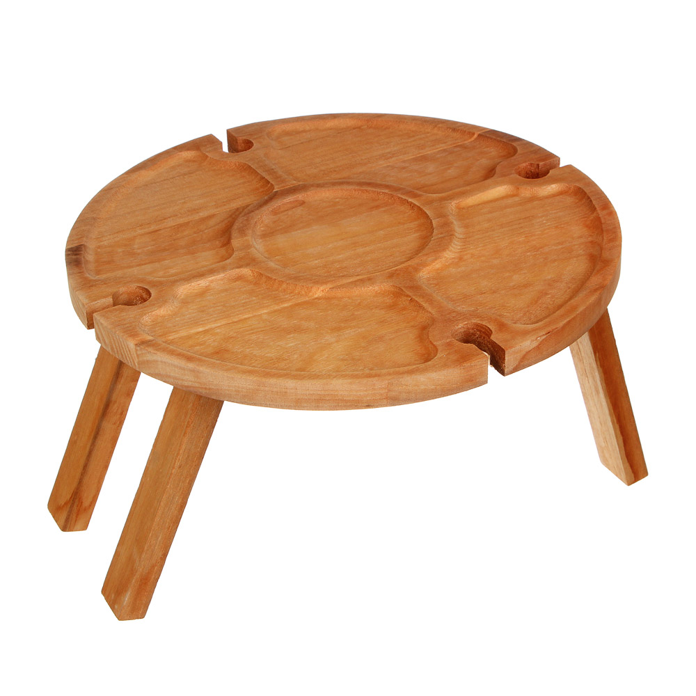 Винный деревянный столик - #4