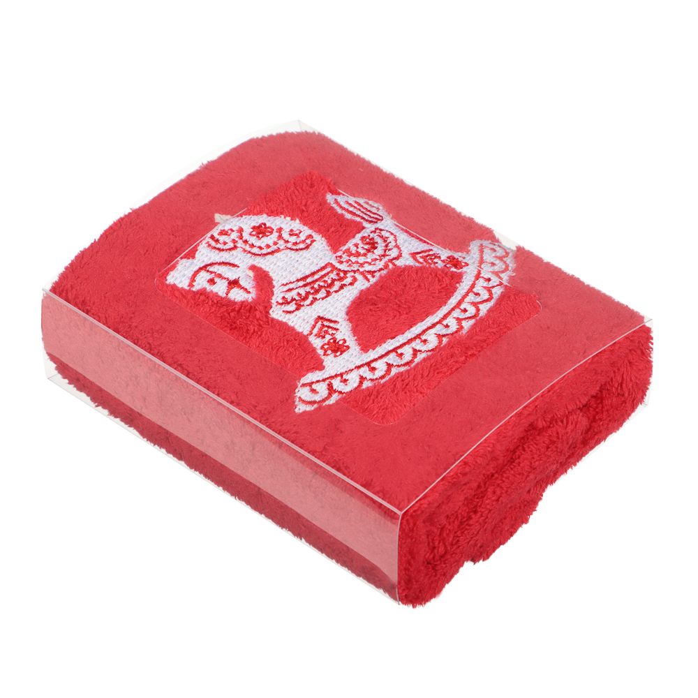 PROVANCE Красный конь Полотенце 30х50см, 80% полиэстер, 20% полиамид - #7