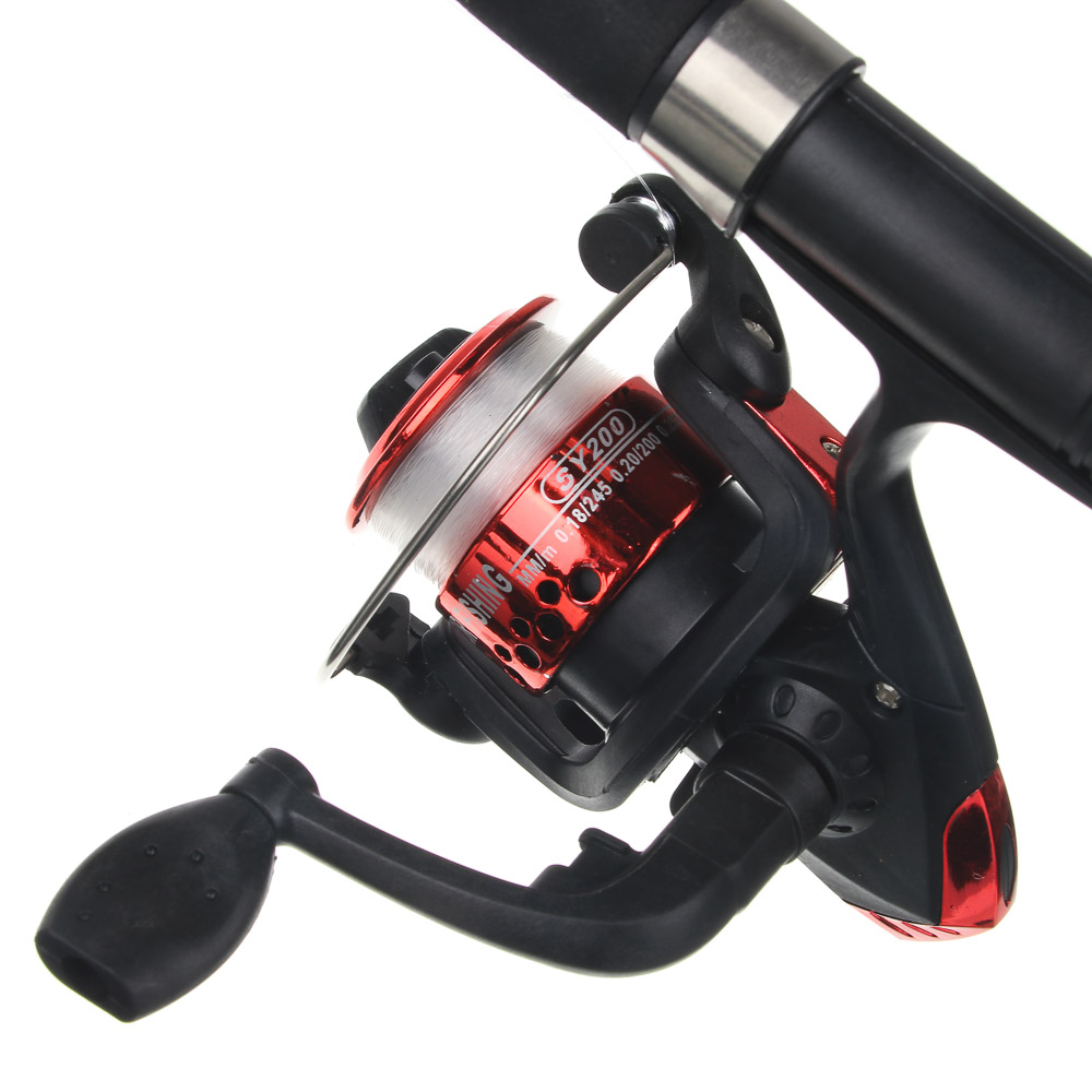 Набор рыболовный тм AZOR FISHING,(Удочка телескоп.,1,8м,тест 10-30 гр,катушка,леска,грузила,бусины) - #3