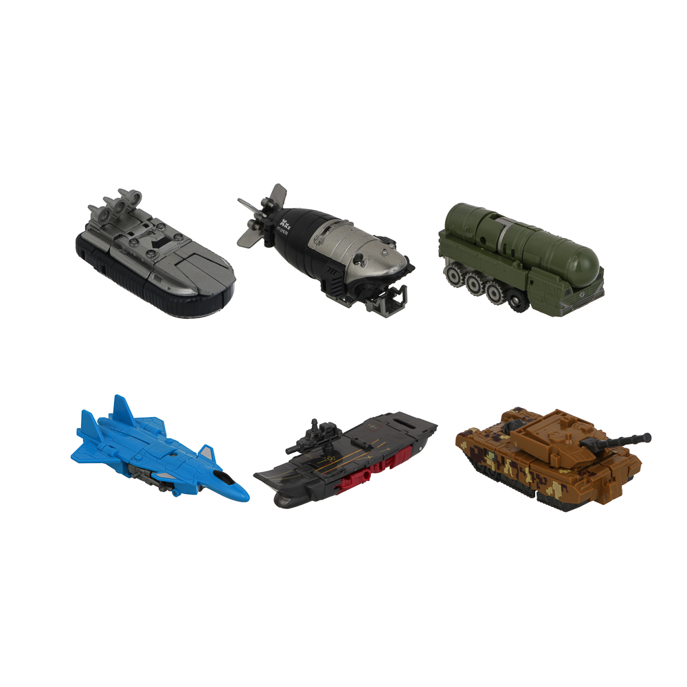 ИГРОЛЕНД Робот - трансформер военная техника "Ботобатальон", ABS, 12,5х16х5см, 6 дизайнов - #3