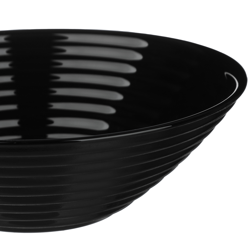 MILLIMI Бароло Салатник 16см черный опаловое стекло - #2