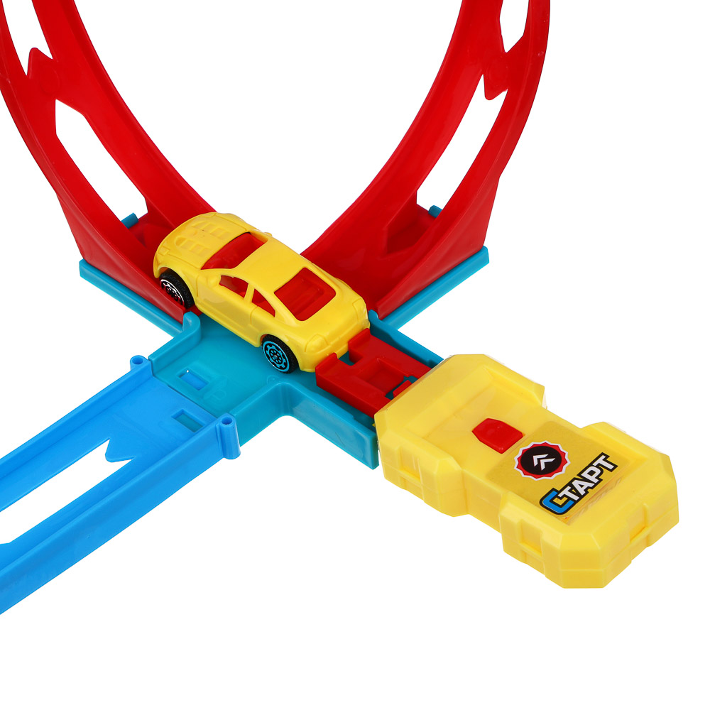 ИГРОЛЕНД Автотрек "Супергонки", машинка в наборе, PP, 22х4,5х17 см - #8