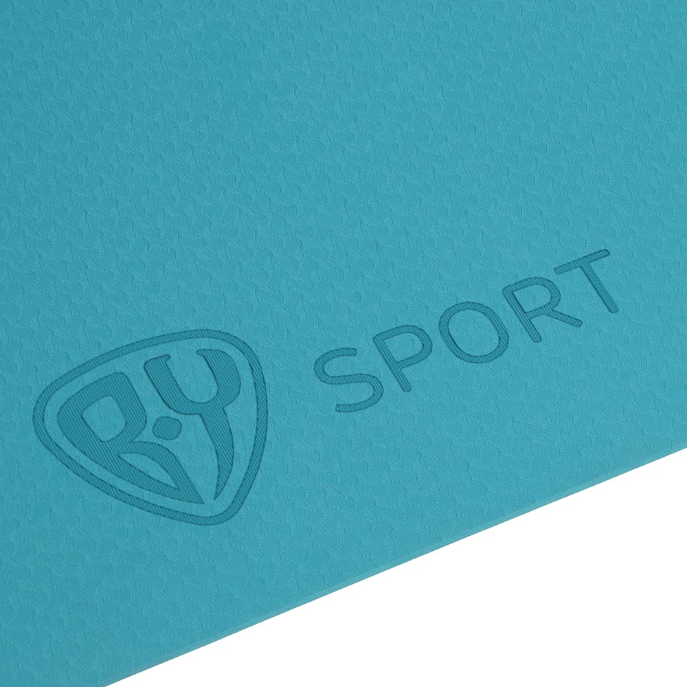Коврик для йоги и фитнеса, тм BY SPORT, 183х61х0,6см, TPE - #9