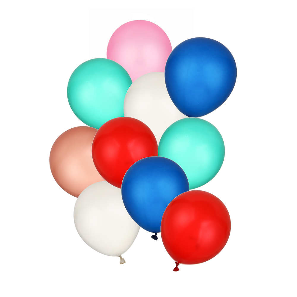 Набор воздушных шаров тм Fntastic 10шт, перламутр, 12" - #1