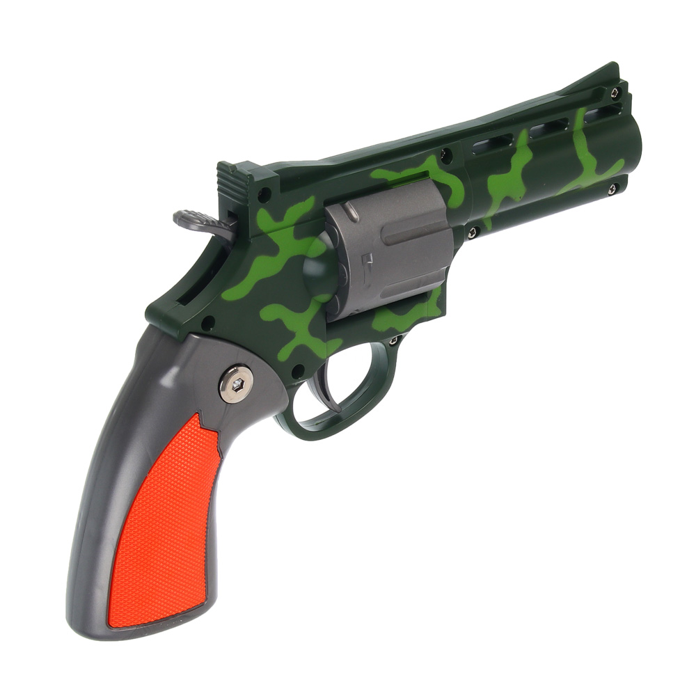 ИГРОЛЕНД Револьвер с мягкими пулями 8 шт, металл, ABS, 27,5x4,8x18,5см, 4 дизайна - #7