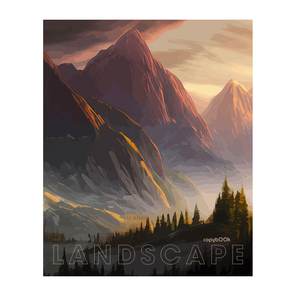 Блокнот А6, 40л., офсет, обложка картон, спираль, в клетку, 9 диз. - #10