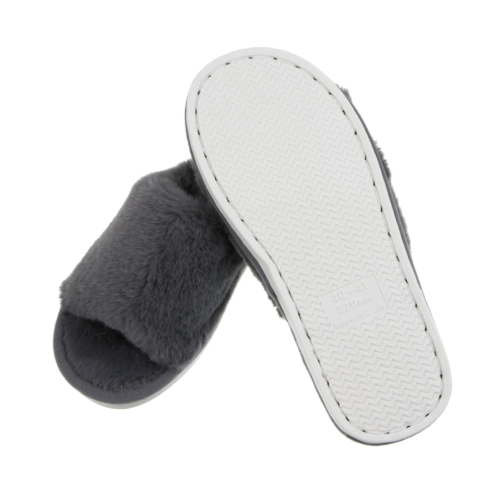 Обувь домашняя женская, размер 40-41, цвет серый, #8 - #6