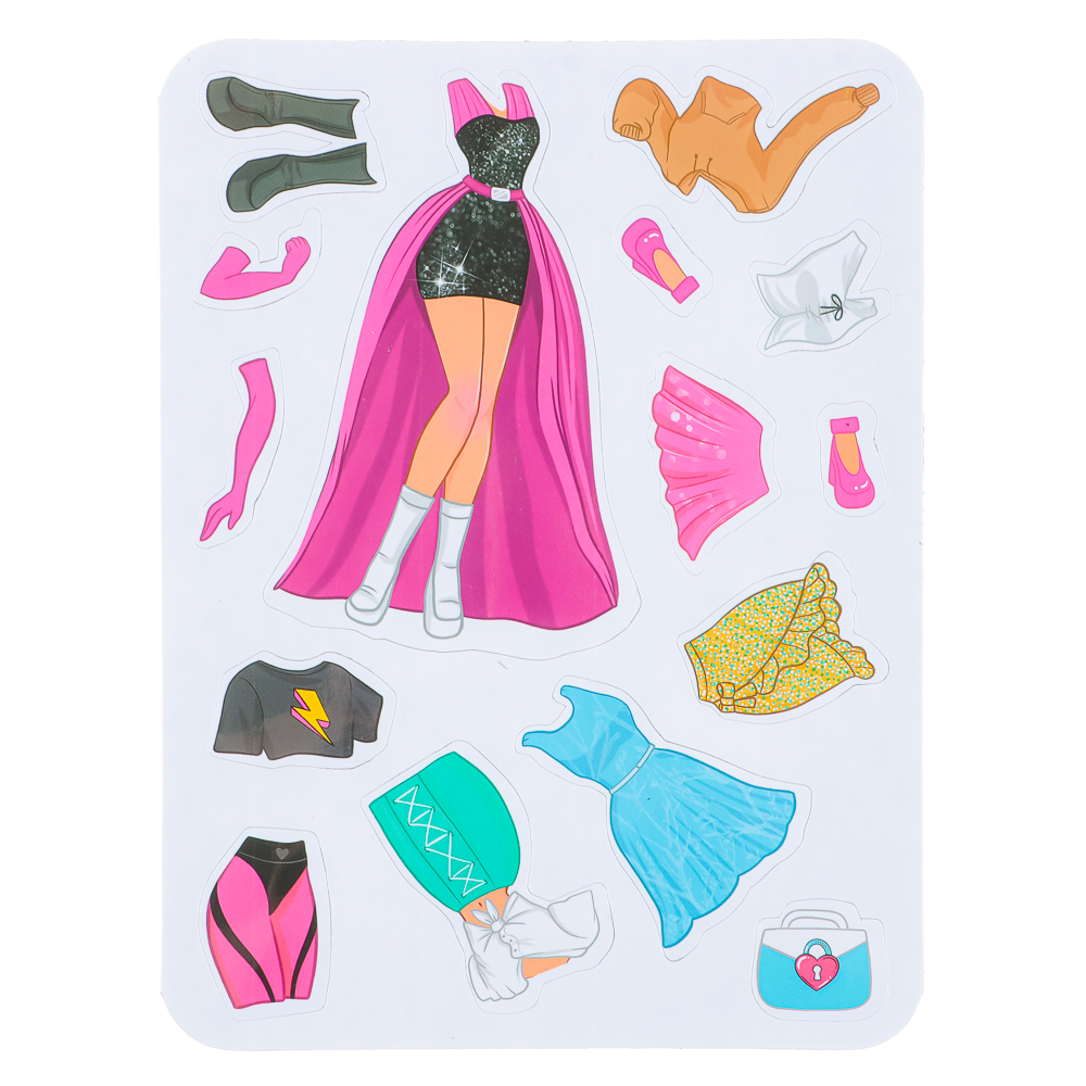 Кукла магнитная с нарядами "Стильный образ" ХоббиХит  - #25