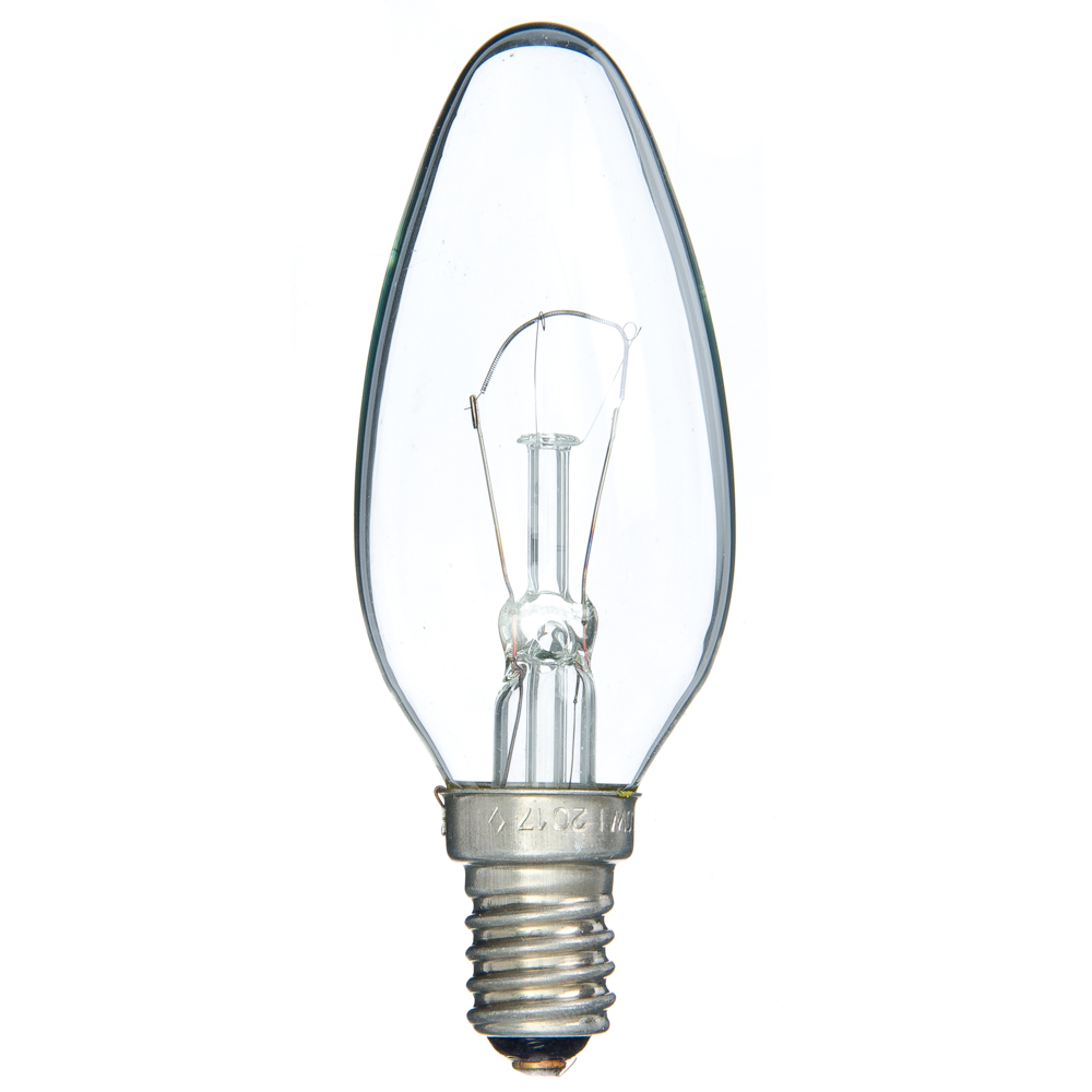 Лампа накаливания ДС-230-60Вт Е14 Свеча - #1