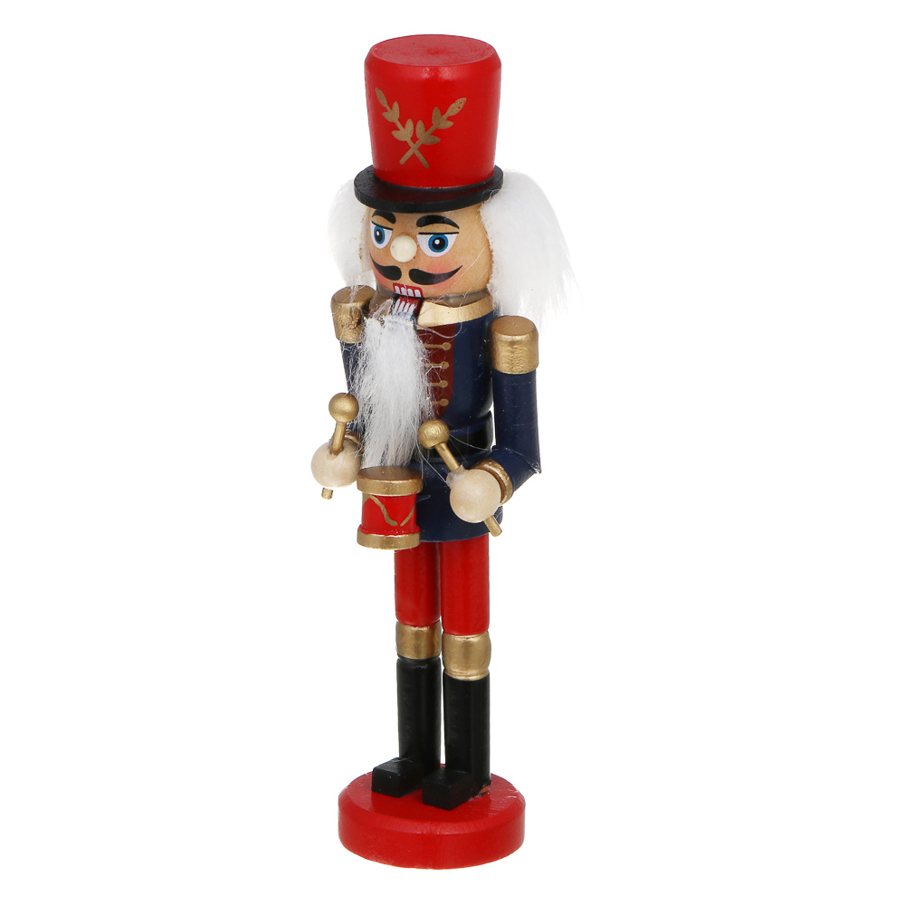 СНОУ БУМ Фигура декоративная "Щелкунчик" 15x4 см дерево, 3 дизайна - #4