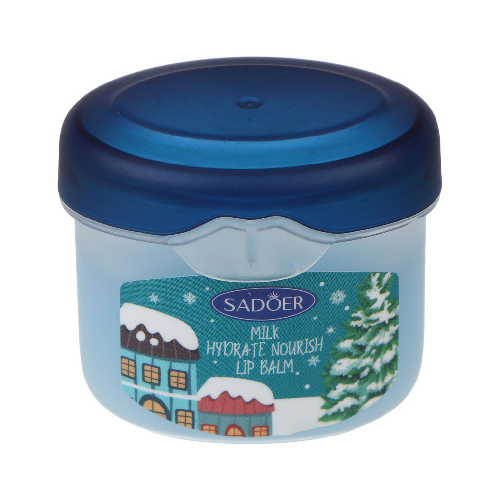 Набор 8 шт (кремы для рук 4 шт х 30гр, бальзамы для губ 4 шт х 7гр) тм SADOER Merry Xmas, подар.уп. - #10