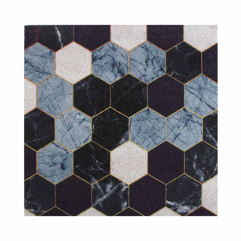 Коврик вырезной тм VETTA Соты, 80х80см, 2 дизайна - #2