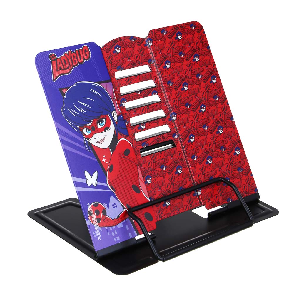 Ледибаг Подставка для книг, для А5, 20х15,5х19см, металл с цветной печатью, пакет, серия "Кор" - #1