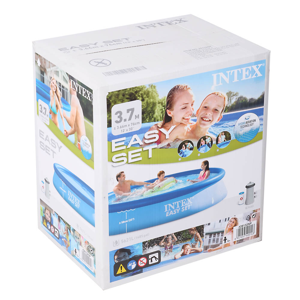 Бассейн надувной Intex Easy Set + насос с фильтром - #2