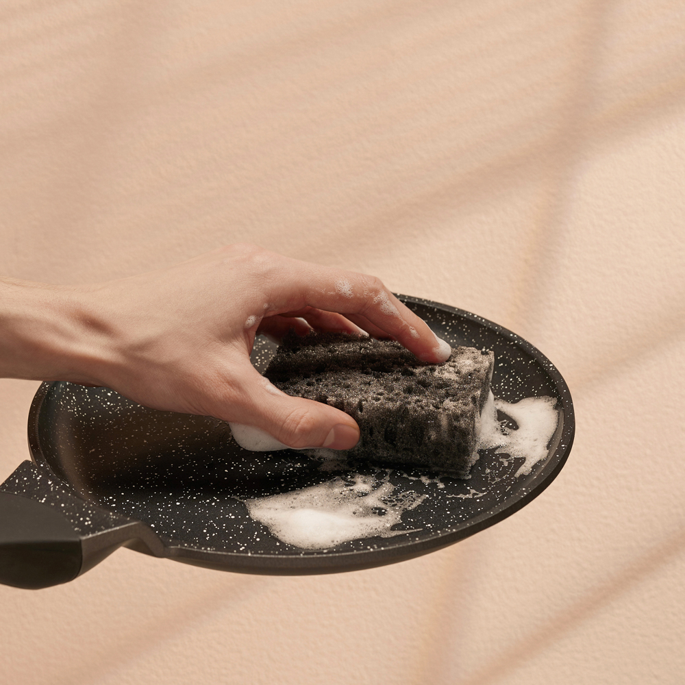 Набор губок для мытья посуды "Гармония черного" 9,8x6,6x3,0см, 10шт - #8