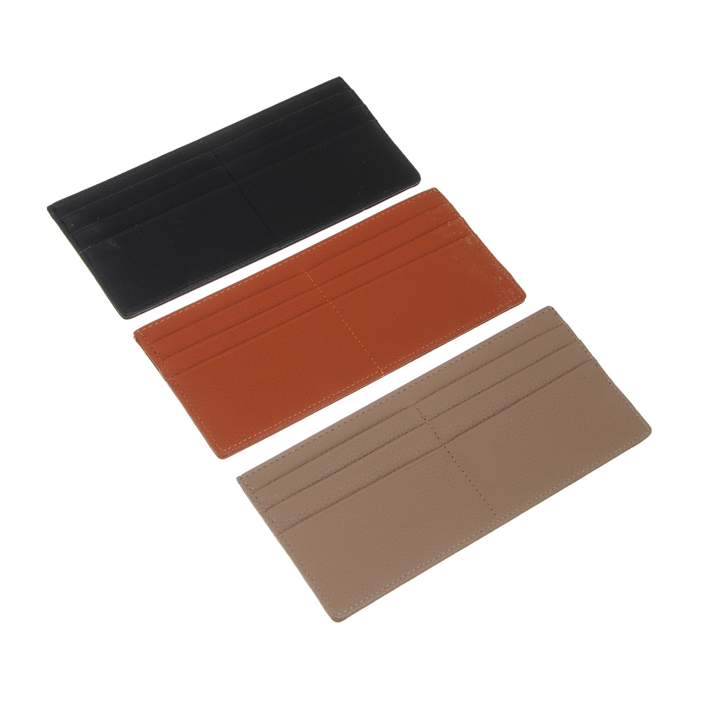 Кардхолдер для карт и купюр 6 слотов тм ЮL Lichi, ПУ, металл, 19,5х9см, 3 цвета, С398-1 - #1