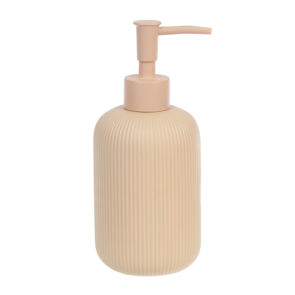 Диспенсер для жидкого мыла тм VETTA Монтана, 300мл, доломит, бежевый, 7,5х7,5х17,5см - #2