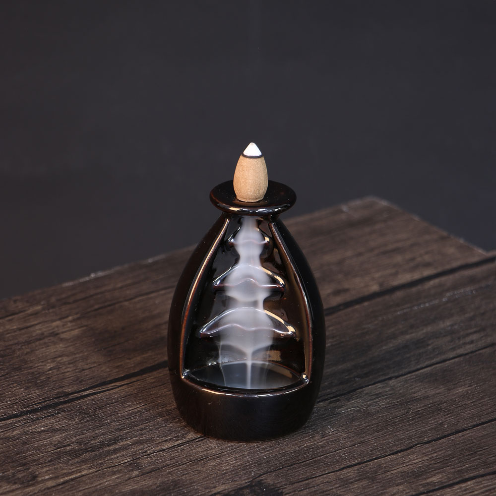 Подставка под аромаконусы керамическая 7x7x10 см - #1