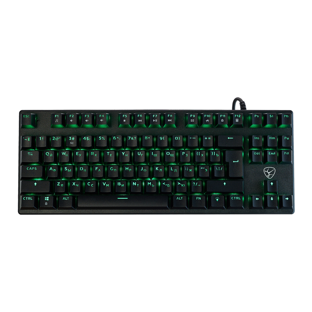 Игровая клавиатура проводная Buckler BY TKL механическая, 87 кл., Outemu "Brown", RGB, 2м - #1