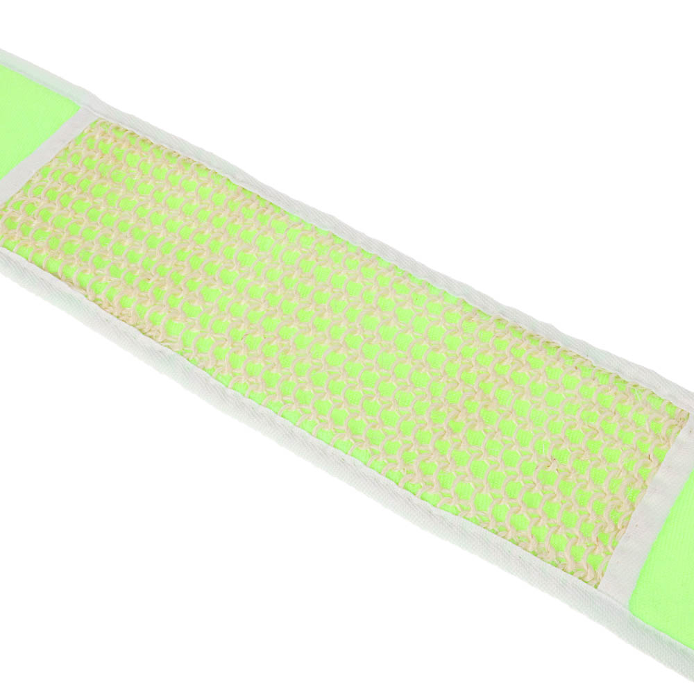 ЮL Мочалка лента банная с ручками с эффектом пилинга, сизаль, полиэстер, поролон, 68х10см, 3 цв. - #20