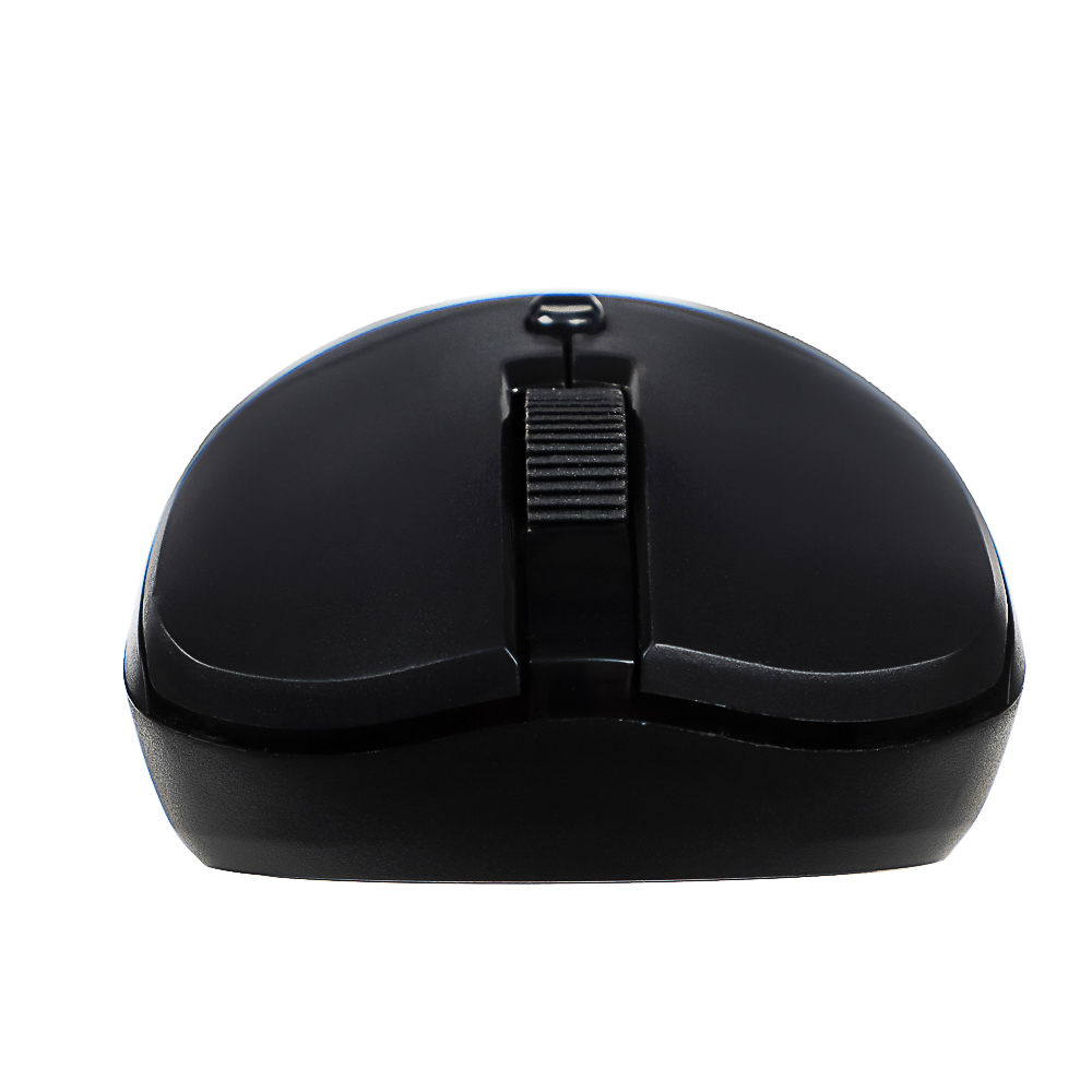Компьютерная мышь беспроводная BY Office 2.4GHz,4D,тихий клик,800-1600DPI,SoftTouch,2xAАA,черный - #9