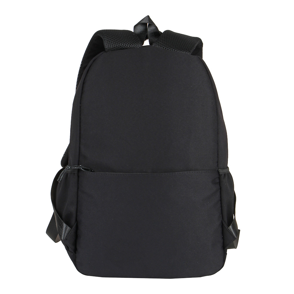 Рюкзак подростковый 45x30x17см, 2 отд., 3 карм., пластиковая нашивка, ПЭ, черный - #4