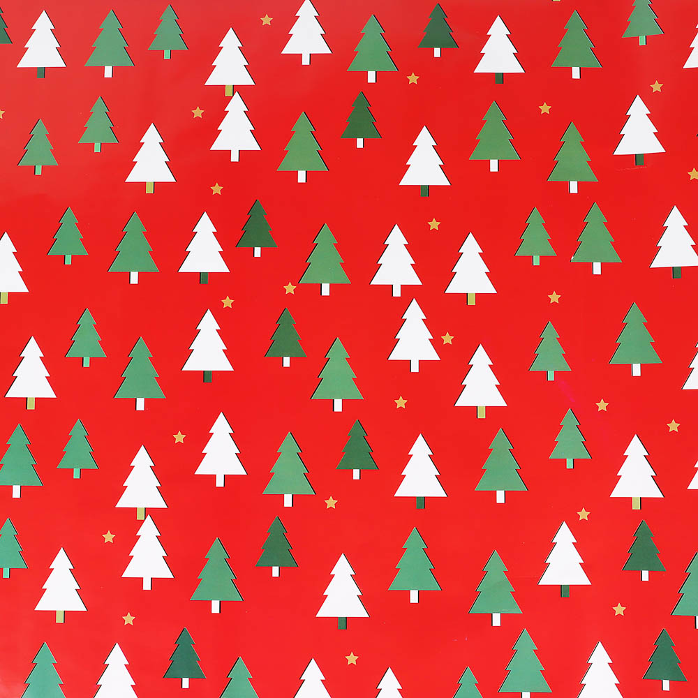 Бумага тм СНОУ БУМ подарочная, 70x100 см, 70 г односторонняя, 6 диз., арт.3 - #2