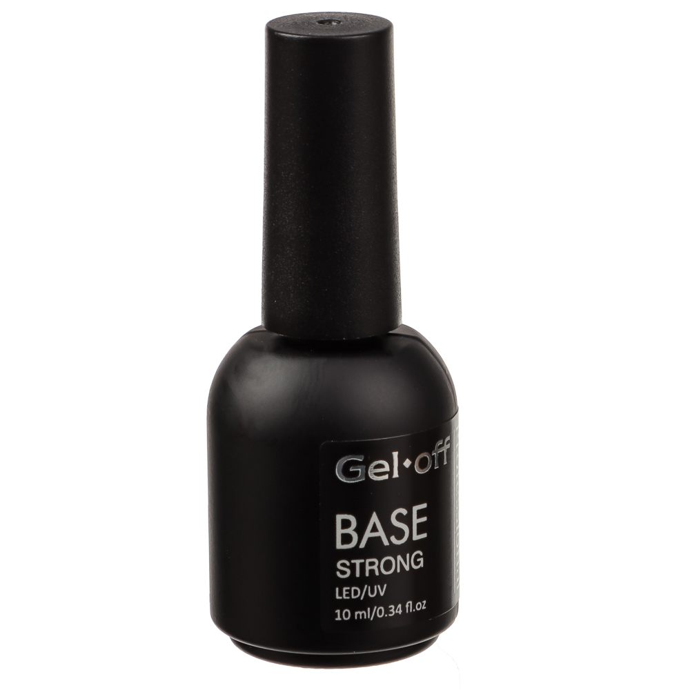 Базовое покрытие для ногтей среднее "BASE STRONG", Gel-off Professional, 10 мл - #2
