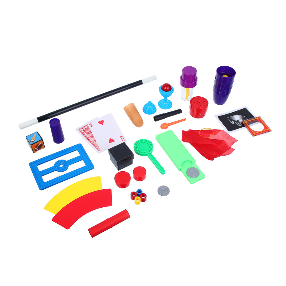 ИГРОЛЕНД Игра настольная "Маленький Фокусник" 65 фокусов, ABS, PP, PS, текстиль, картон, 27х5,5х25см - #9