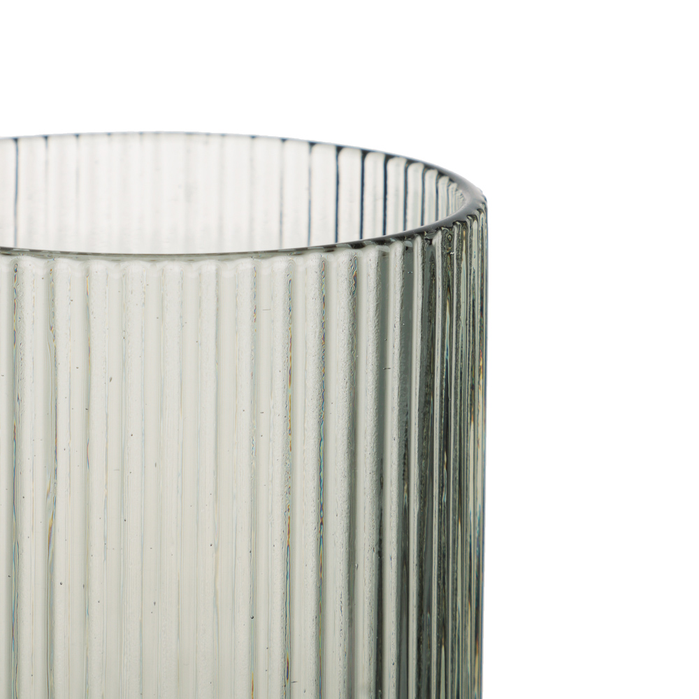 MILLIMI Стакан Грея, 250мл, стекло, серый, рифленый - #3