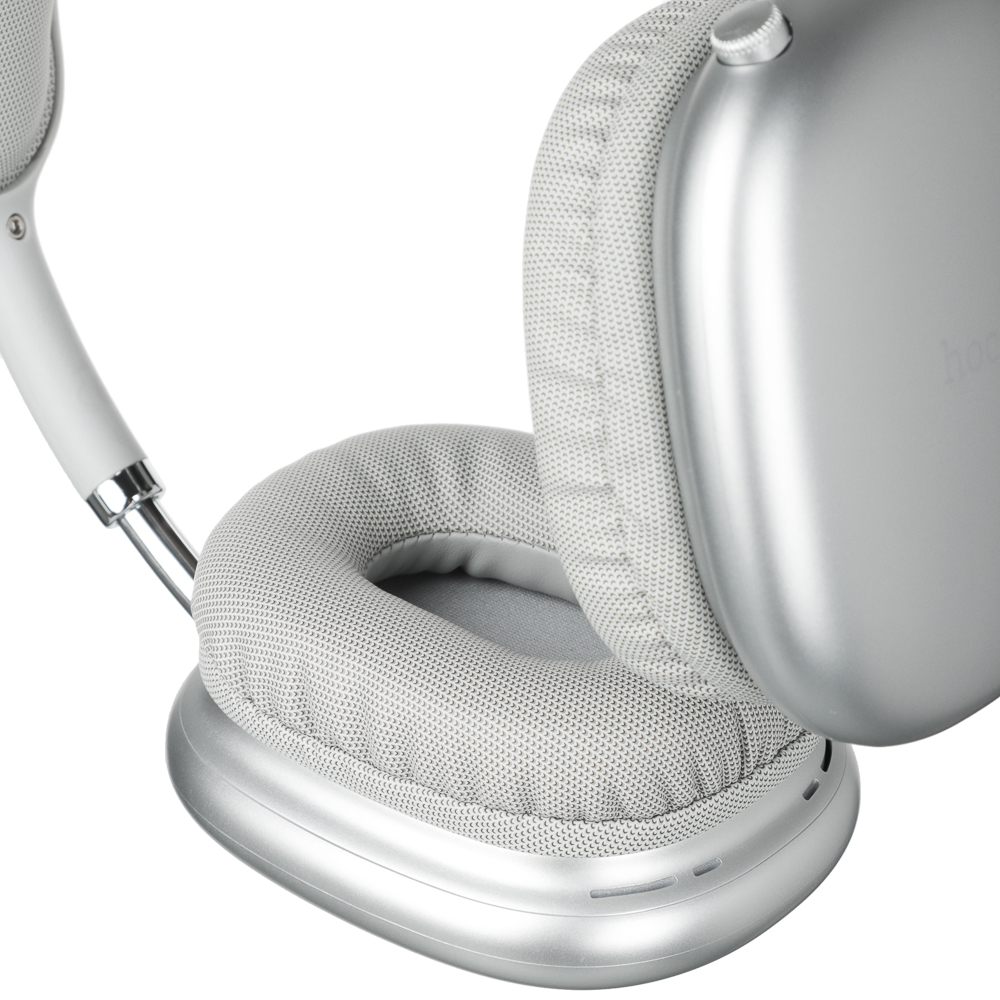 hoco. Наушники полноразмерные беспроводные модель W35 Air, 400мАч, BT5.3, цвет: серебристый - #8