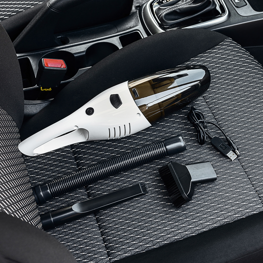 ЕРМАК Пылесос беспроводной 3500PA, 3 насадки, USB заряд - #10