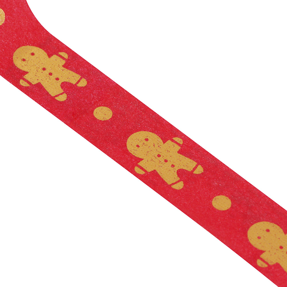 Набор декоративного скотча тм Сноубум, 3 шт, 1,5см x 3 м, бумага, 2 диз. - #6