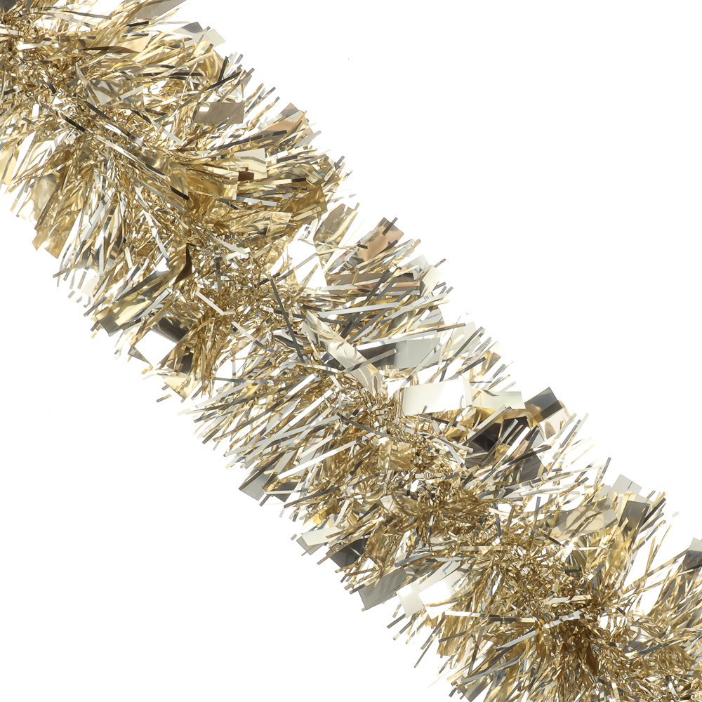 СНОУ БУМ Мишура 10x200см, ПЭТ, шампань, 26-326 - #1