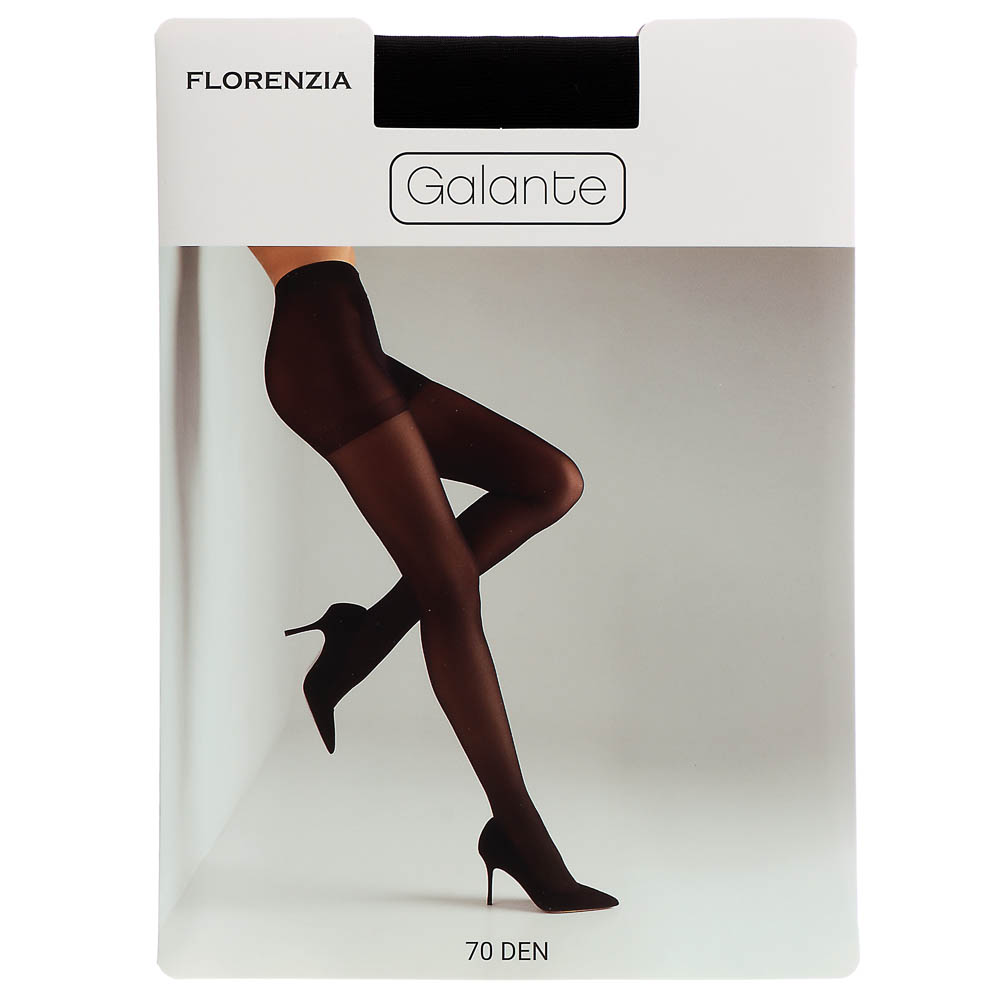 GALANTE Florenzia Колготки 70 DEN с шортиками, 84% полиамид, 16%эластан, размер 5, цвет черный - #1