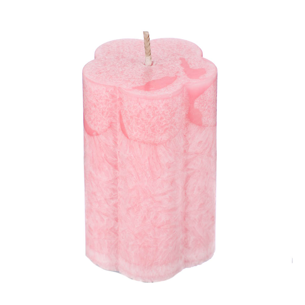 LADECOR Свеча столбик в форме цветка, парафин, 5x7,5 см, 6 цветов - #3