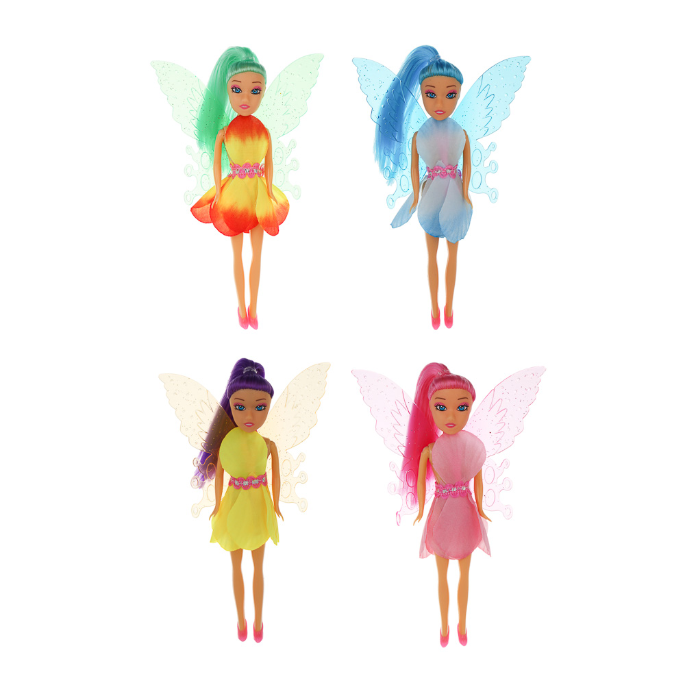 ИГРОЛЕНД Кукла в виде цветочной феи, 15,5 см, в пакете, 13х2,5х24 см, ABS, PP, PVC, 4 дизайна - #2
