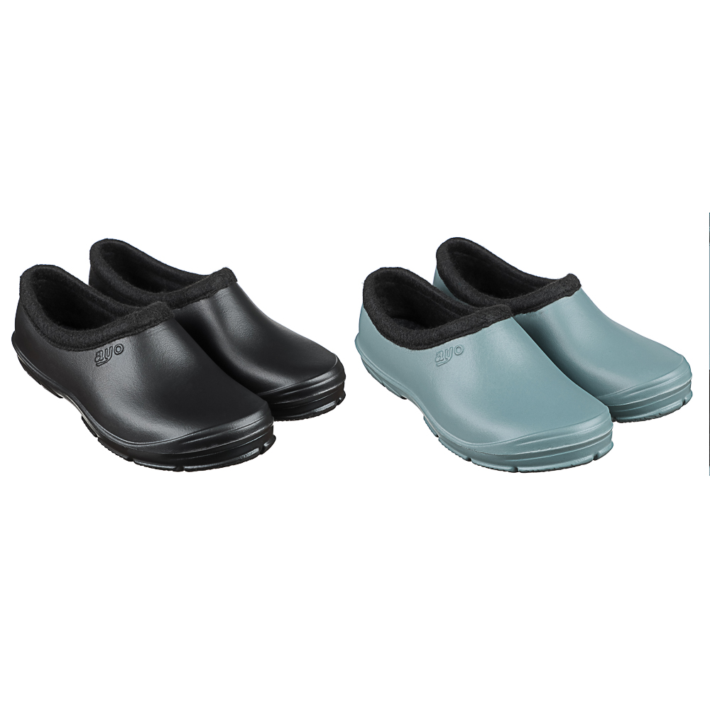 Галоши утепленные мужские AYO, серый/черный, размер 40-45, материал галоши ЭВА, утеплитель ворсин - #1