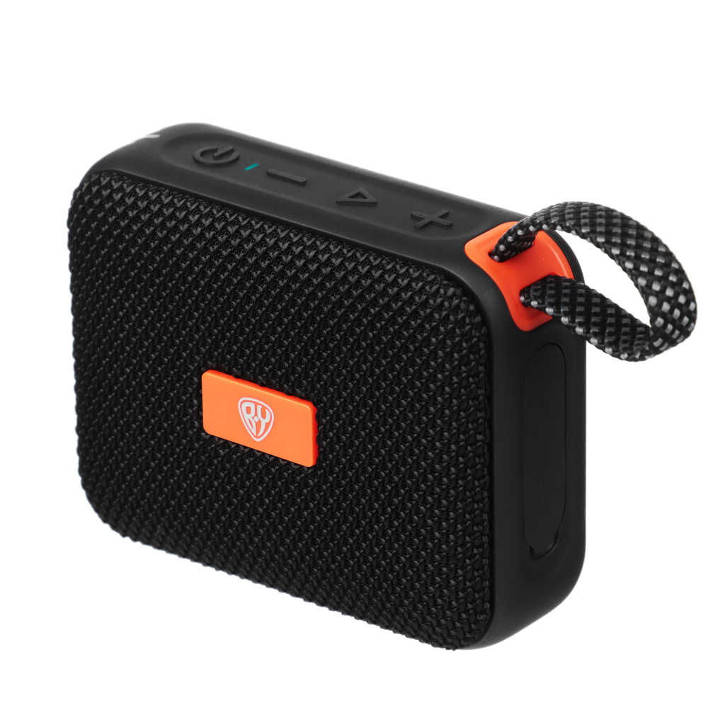 Колонка беспроводная BY WaveX, 8 Вт, 1000мАч,Type-C, microSD, BT5.3, IPX7,ВШГ 10x12x4см, черный - #8