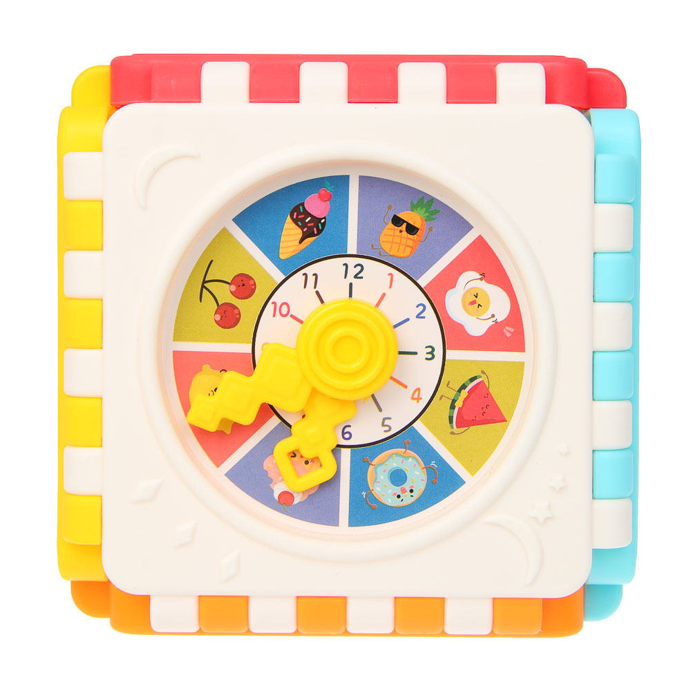 Развивающая игрушка сортер ИГРОЛЕНД "Бизикуб", PP, 8,2х8,2х8,2см - #6