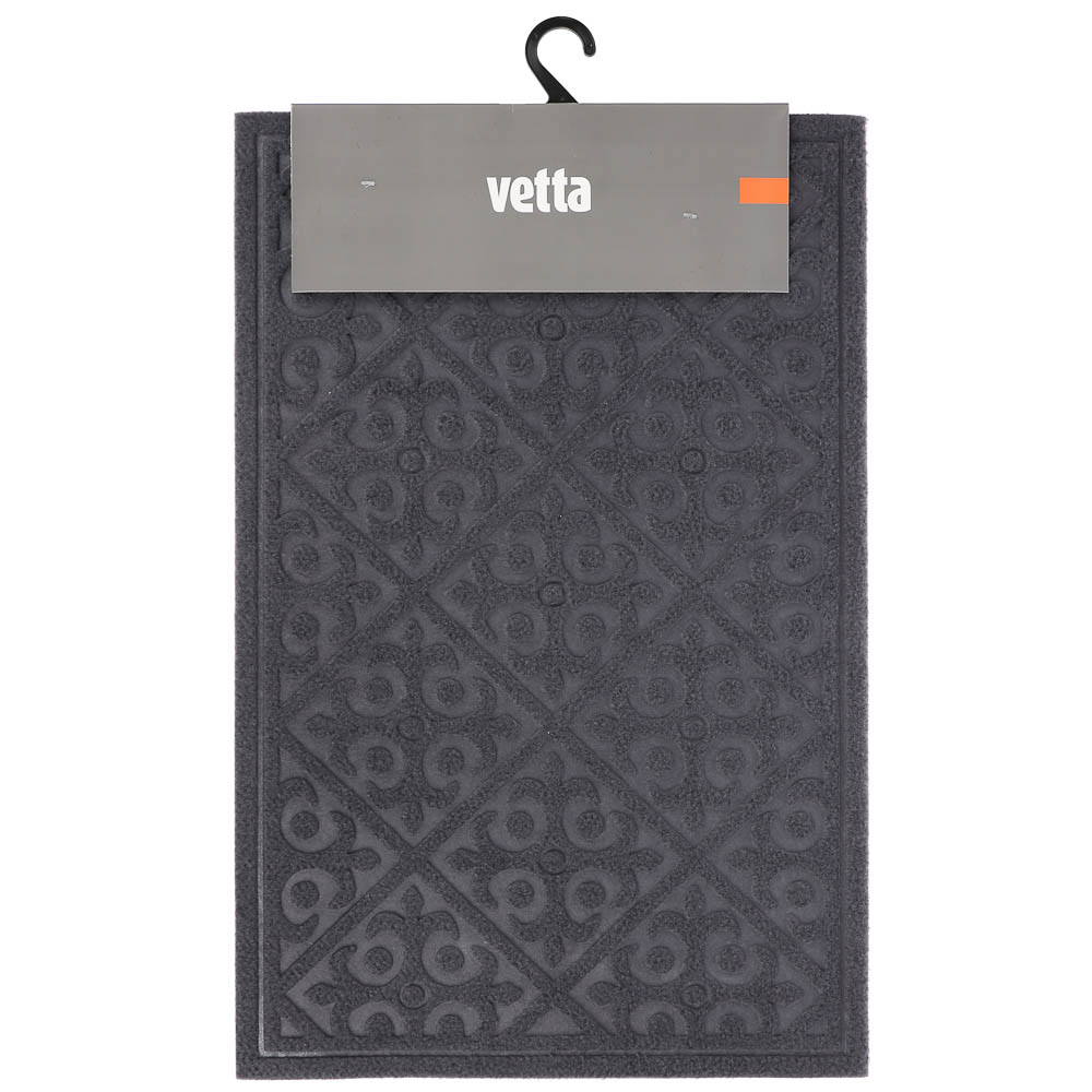 Коврик придверный тм VETTA, 39х59см, резиновый с ворсом, полиэстер - #10